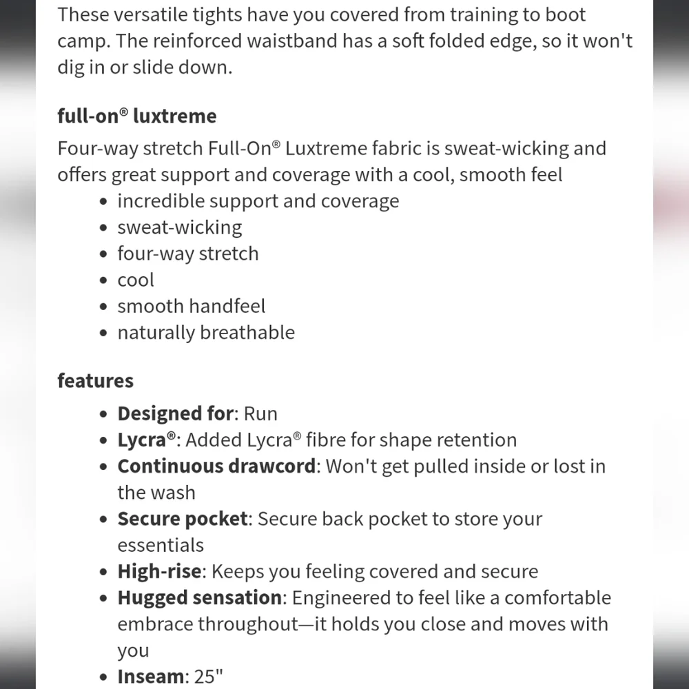 Like New Lululemon Train Times 7/8 Pant *Blocked 25" - Picture 14 of 14